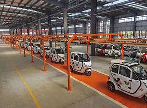 chuyền sản xuất xe điện